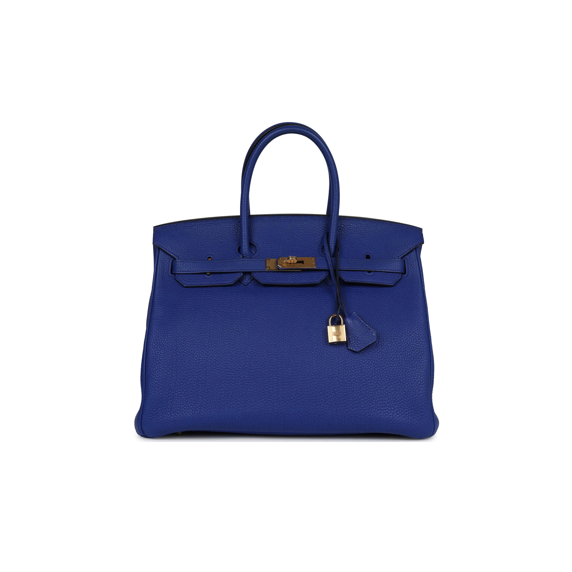 H**me5 BIRKIN 35 BLEU ELECTRIC TOGO GOLD HARDWARE (35*28*6cm) Master Quality